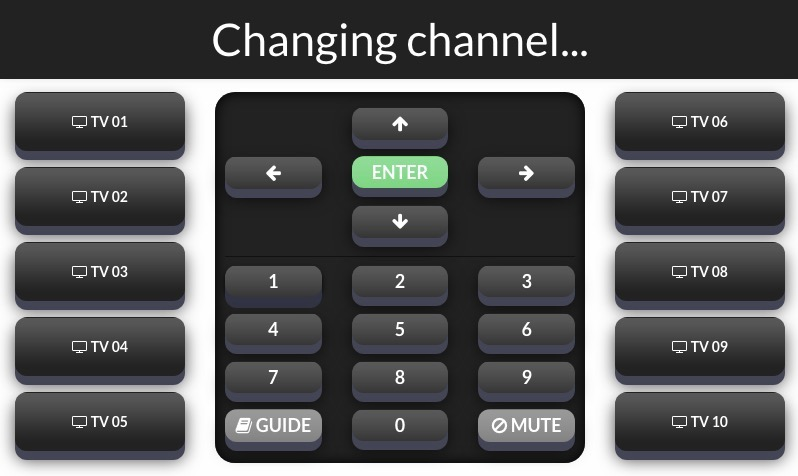 IoT Control Panel screenshot